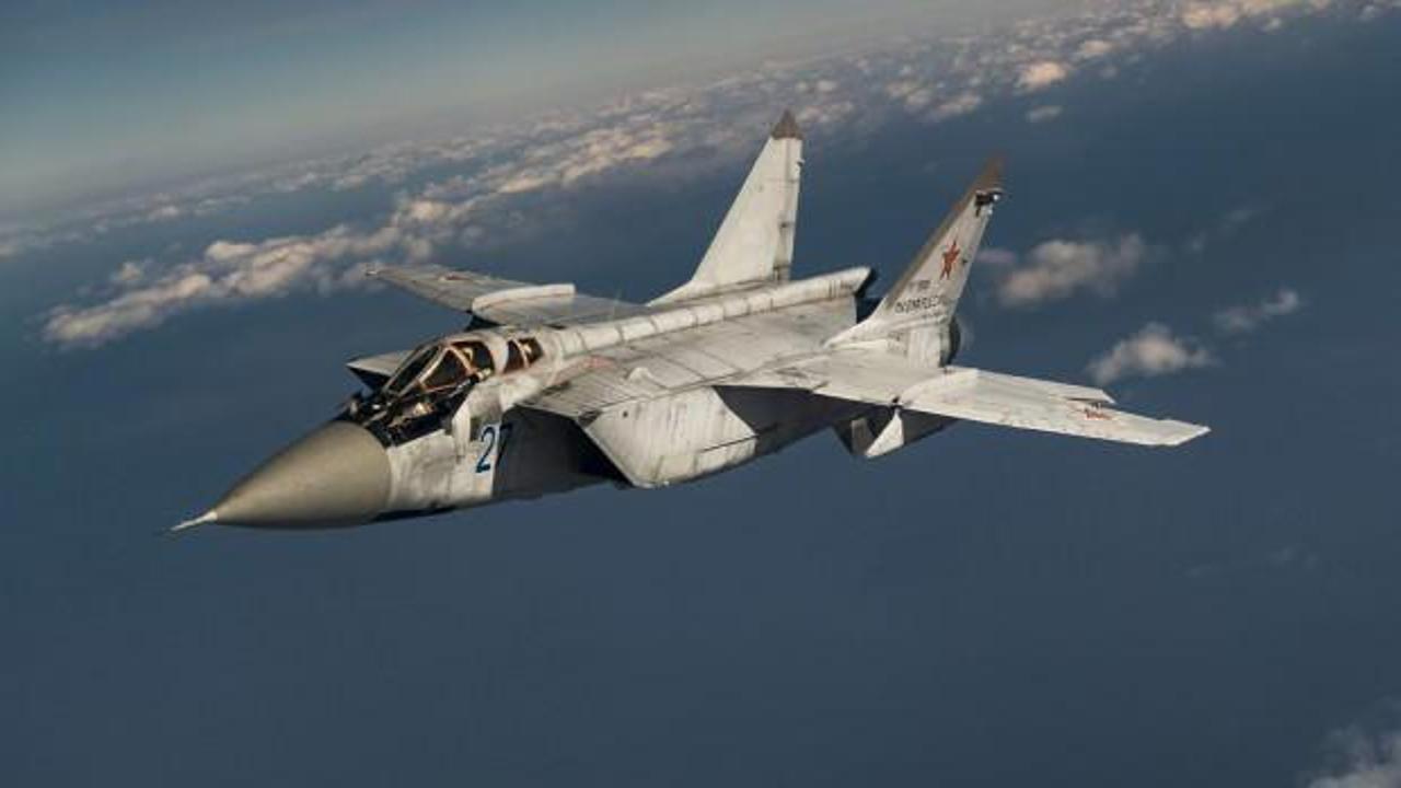 Rusya'dan açıklama: 'Mig-31' tip savaş uçağımız düştü