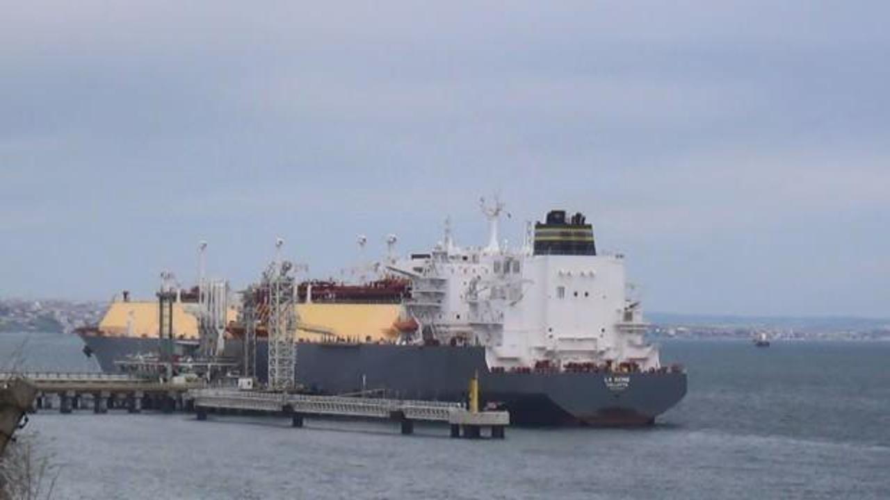 ABD’den yola çıkan dev LNG tankeri Tekirdağ’a ulaştı