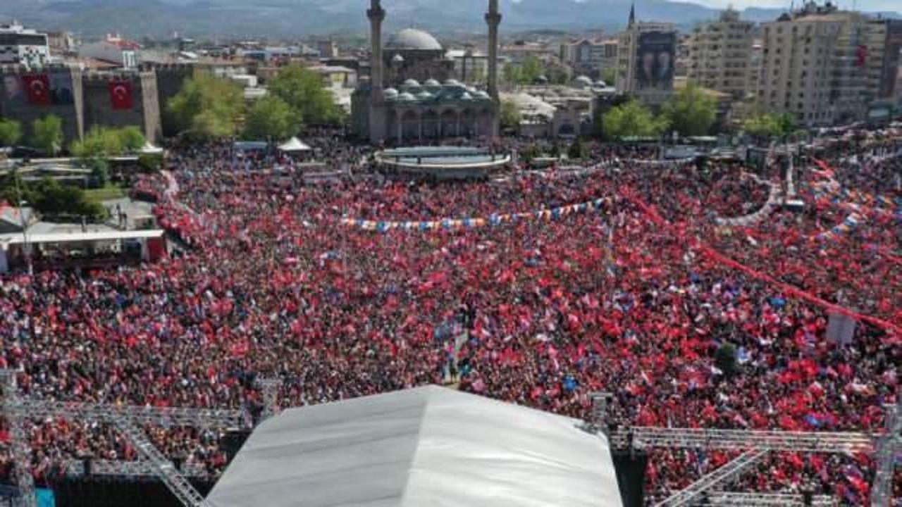 Millet İttifakı'nı üzecek miting! Kayseri tüm Türkiye'ye gösterdi