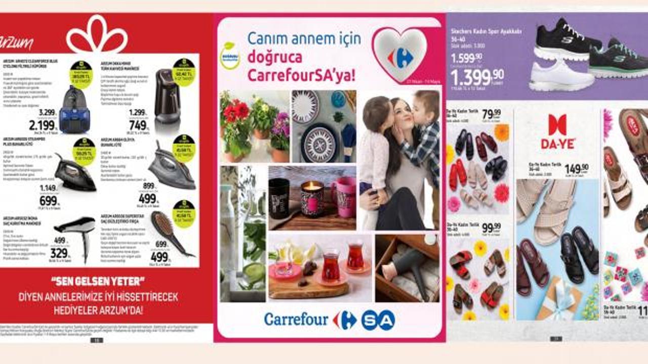 CarrefourSA 3 Mayıs 2023 Aktüel Kataloğu! Anneler gününe özel elbise, ayakkabı, elektronik, züccaciye