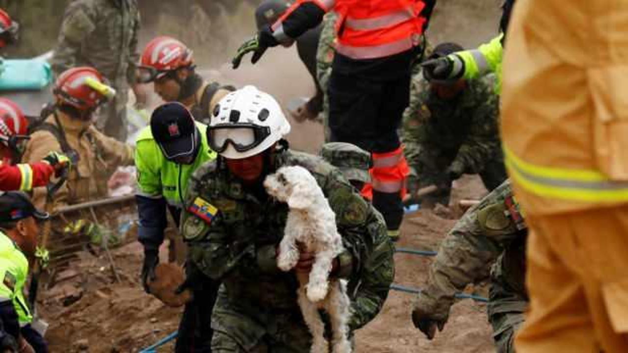 Ekvador'da toprak kayması sonucu ölenlerin sayısı 51'e yükseldi