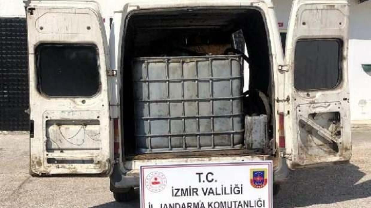 İzmir'de 2,5 ton atık yağ ele geçirildi