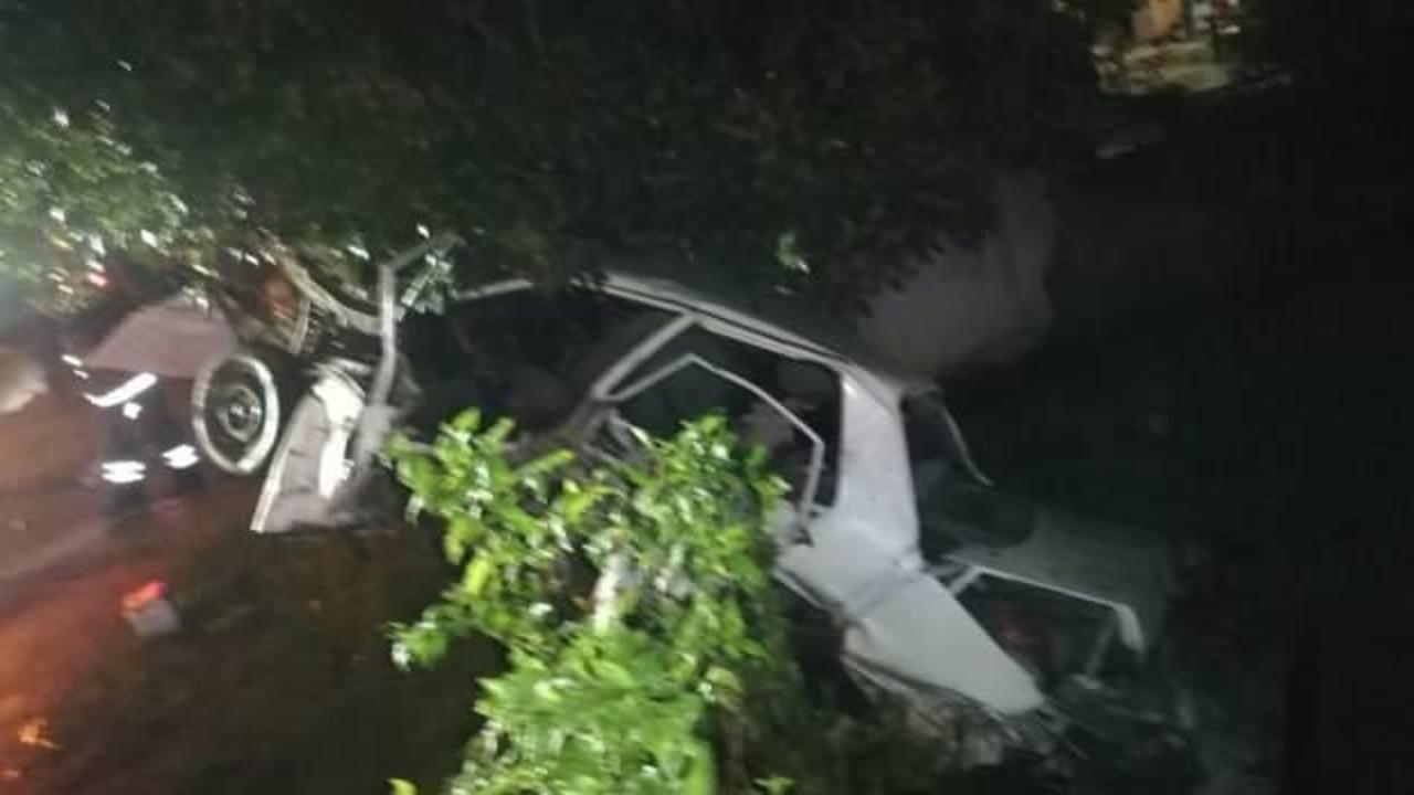 Ordu'da feci kaza: Otomobil ağaca çarptı, 1 kişi öldü!