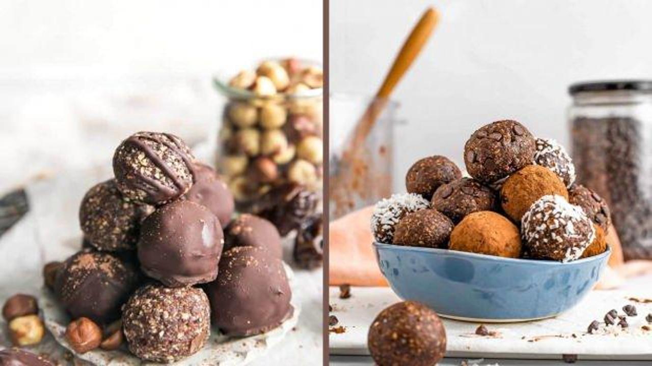 Rafine şekersiz, kakaolu yulaf topları tarifi, nasıl yapılır?