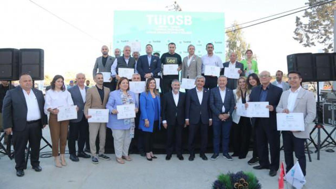 T&Uuml;İOSB&rsquo;den yatırımcılarına arsa tahsis belgesi