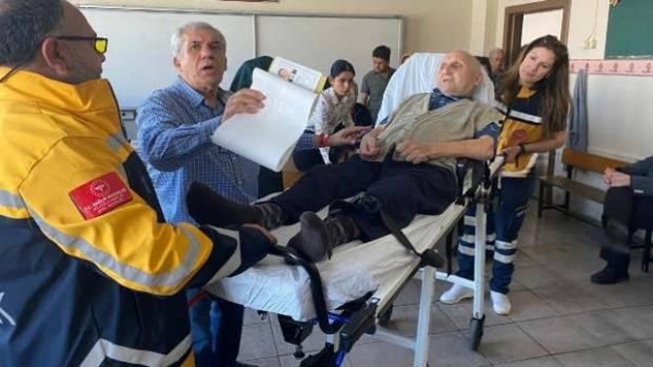 Ambulansla evinden alındı, sedyede oyunu kullandı
