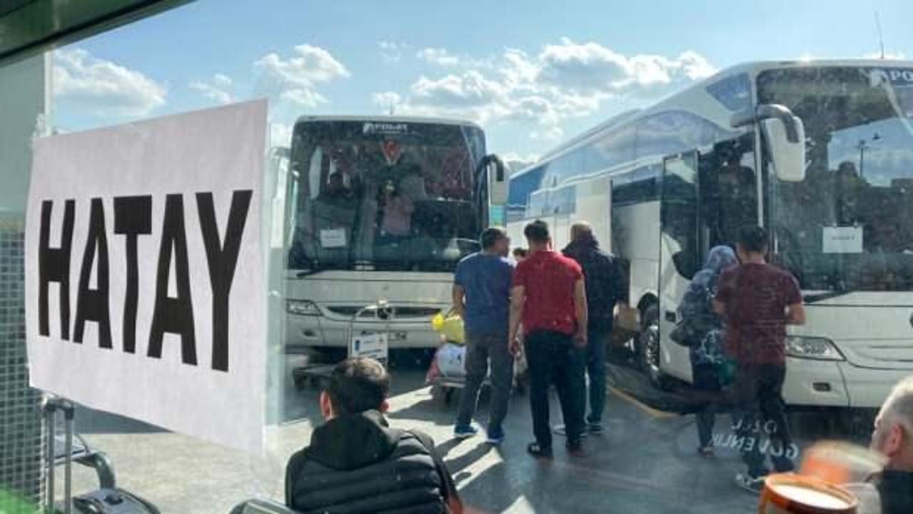 AFAD, oy kullanmak isteyen depremzedeleri ücretsiz olarak taşıyor