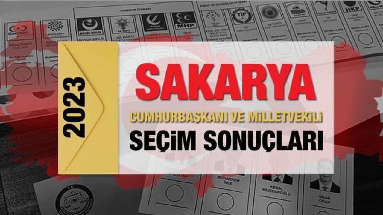 Sakarya seçim sonuçları açıklandı! AK Parti, CHP, MHP, İYİ Parti, TİP ve Yeşil Sol Parti oy oranları