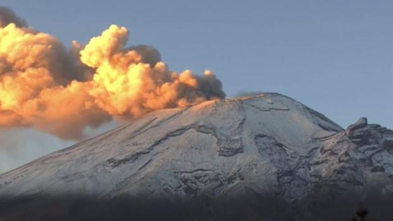 Popocatepetl Yanardağı&rsquo;nda şiddetli patlama