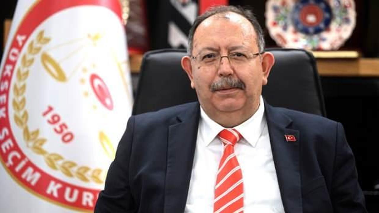YSK Başkanı'ndan seçim güvenliği açıklaması