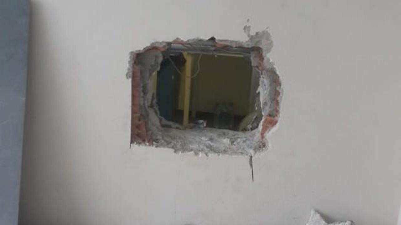 Avcılar'da bankayı soymak için iş yerinin duvarını deldi 