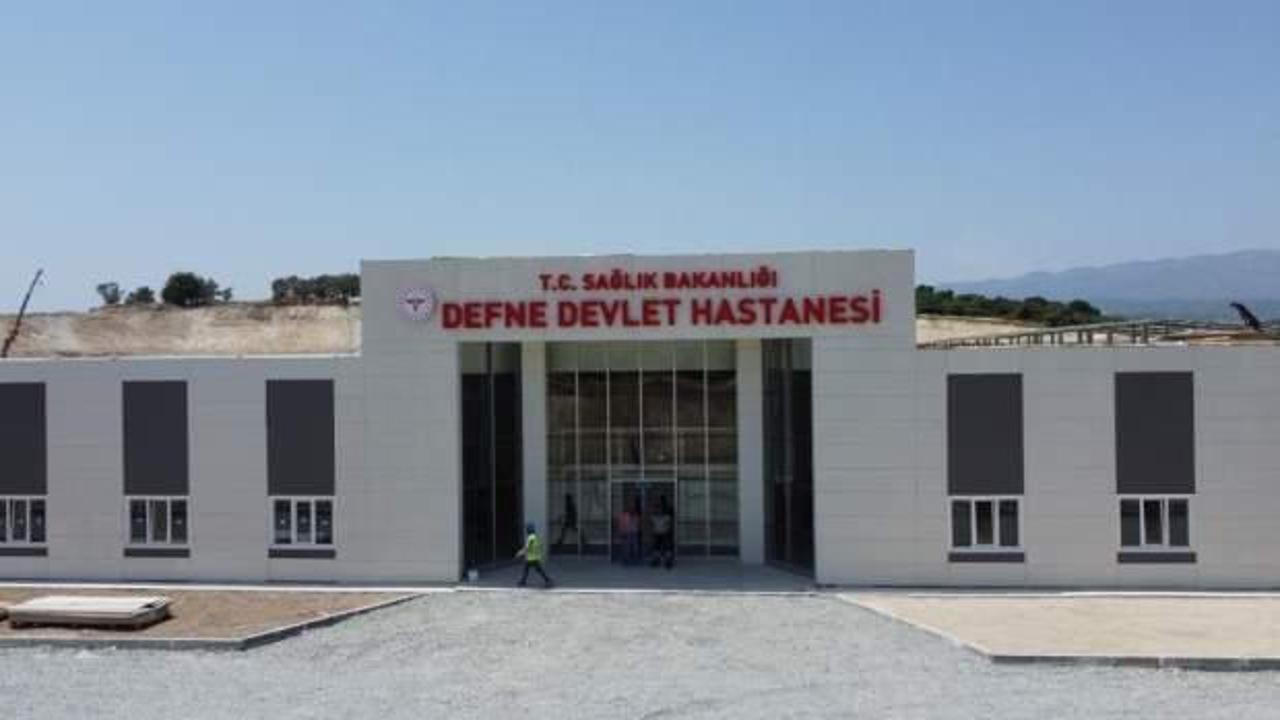  Defne Devlet Hastanesi a&ccedil;ılış i&ccedil;in g&uuml;n sayıyor