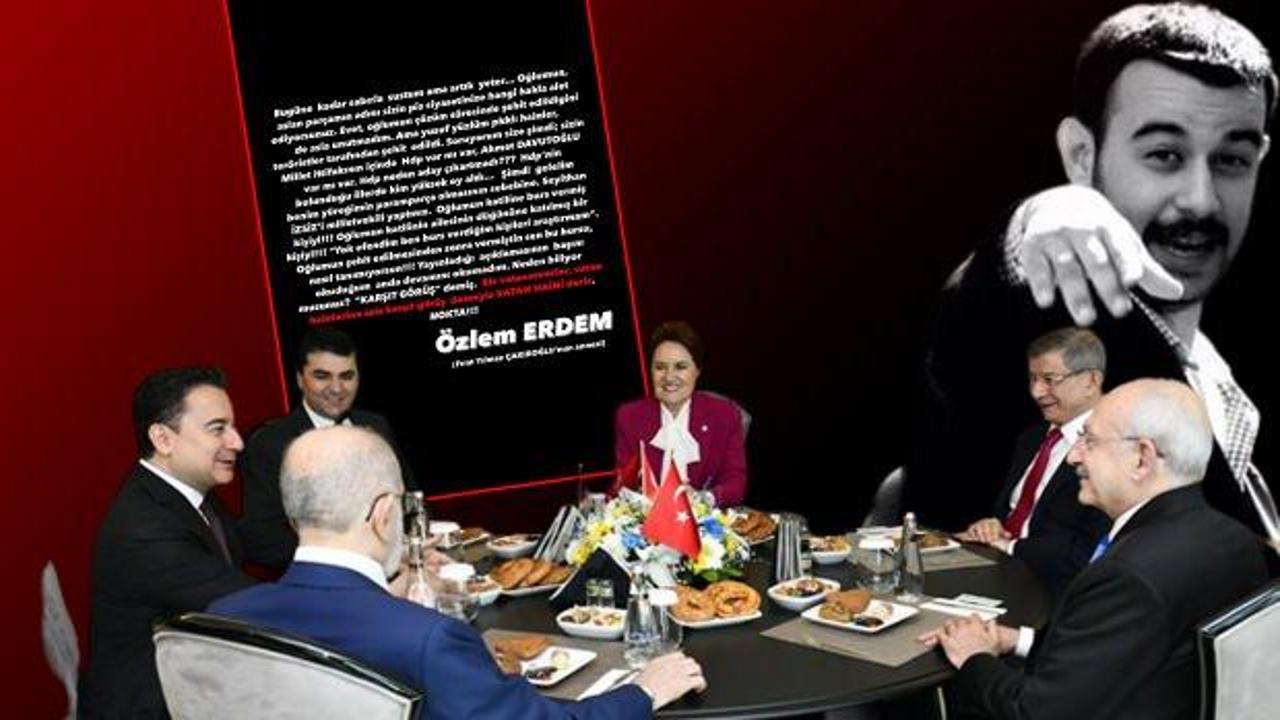 Fırat Yılmaz Çakıroğlu'nun annesi Özlem Erdem'den 7'li koalisyona zehir zemberek sözler!