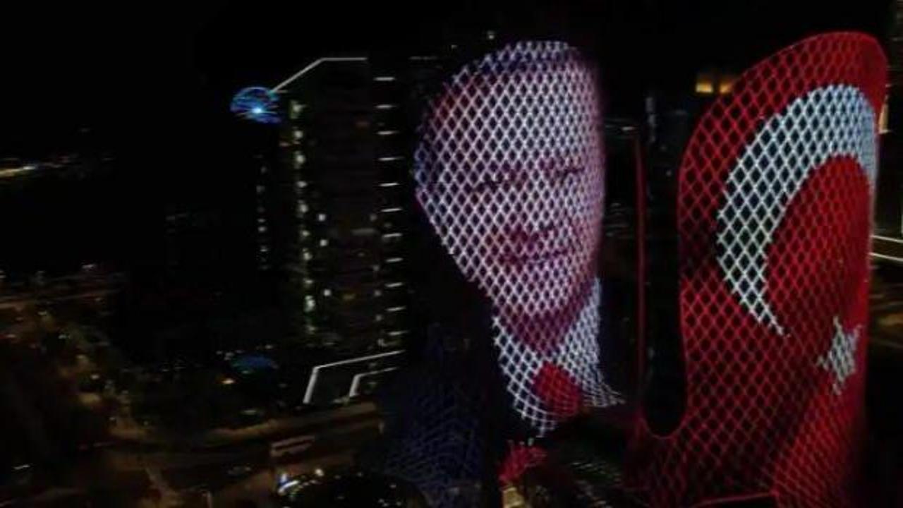 Katar'da Erdoğan'a sevgi gösterisi