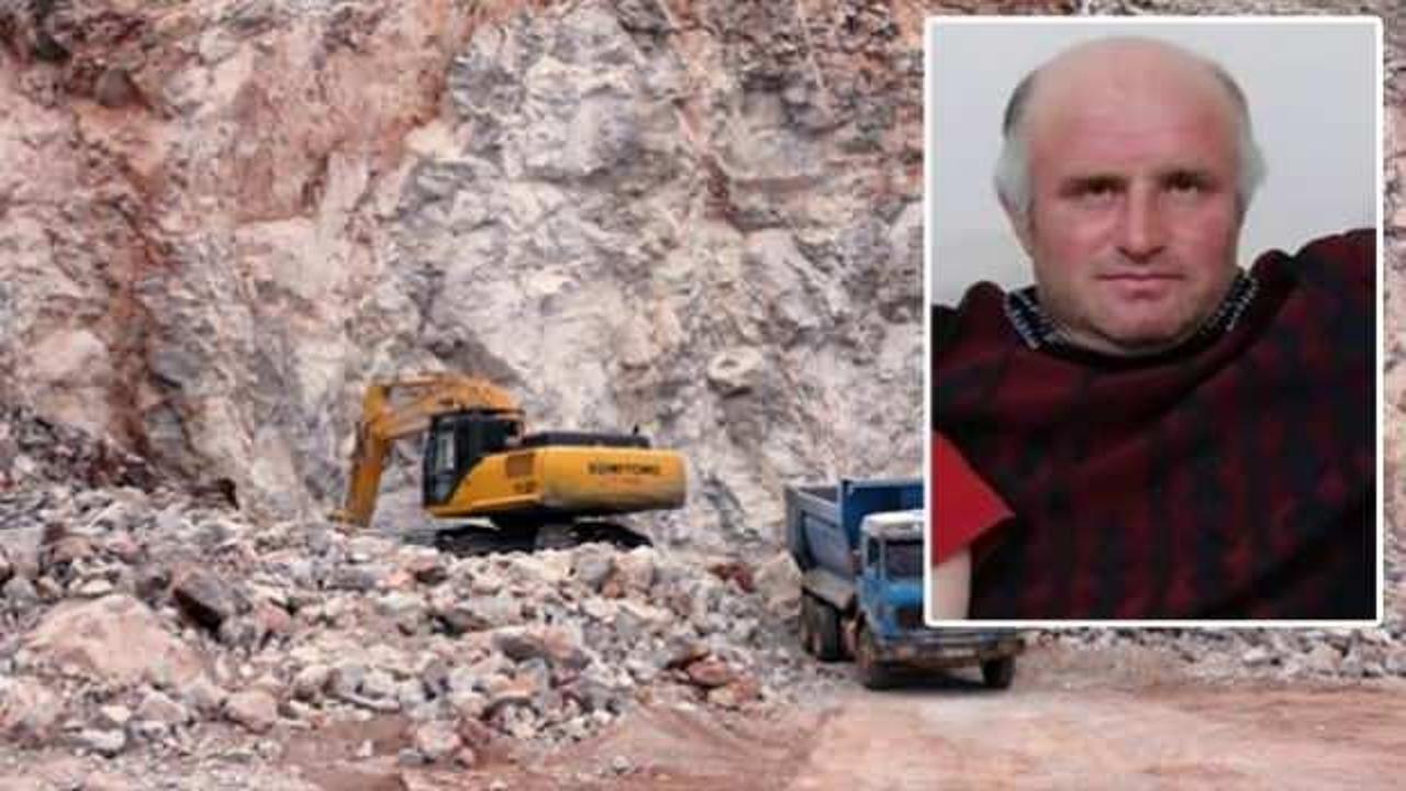 Taş ocağında feci olay! Cesedi saatler sonra bulundu