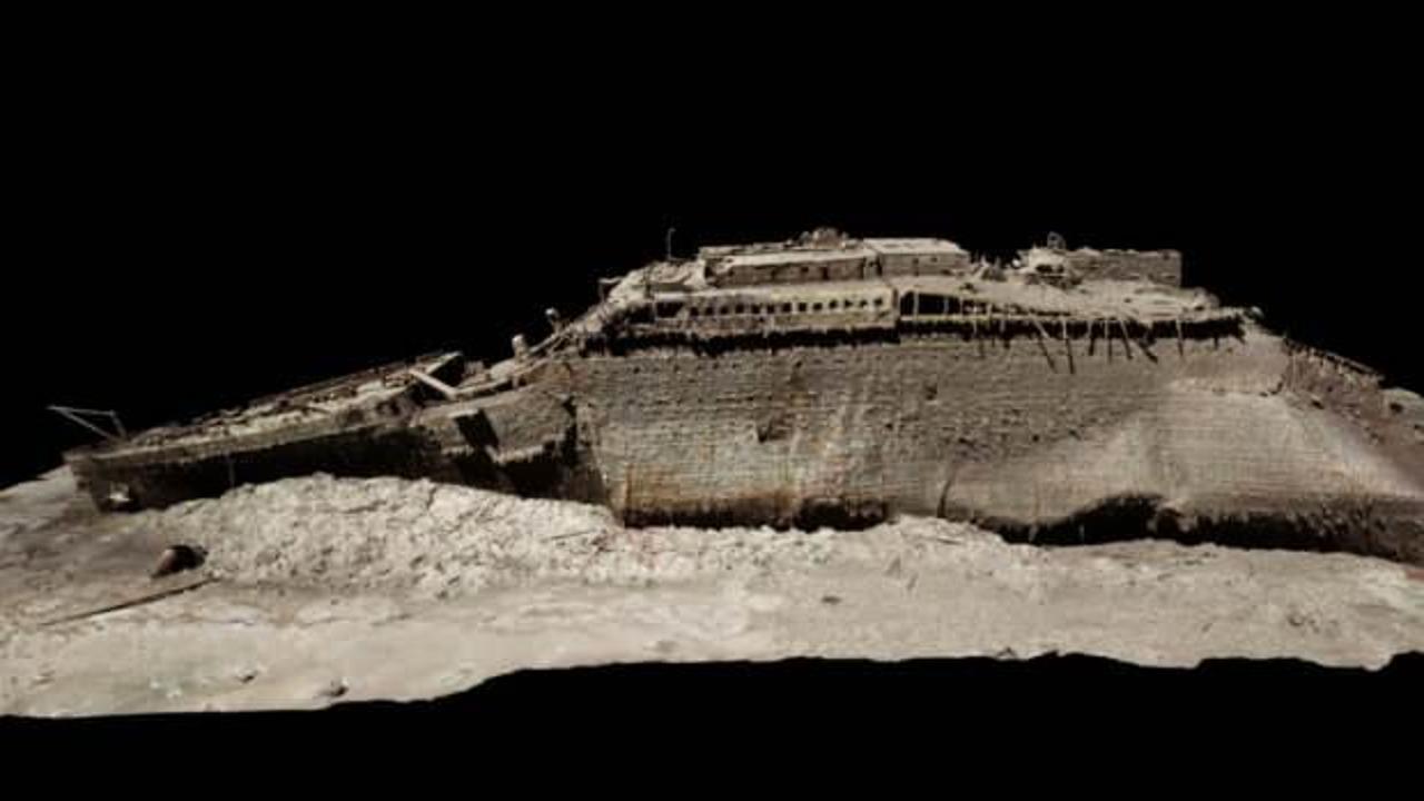 Titanik ilk kez b&ouml;yle g&ouml;r&uuml;nt&uuml;lendi