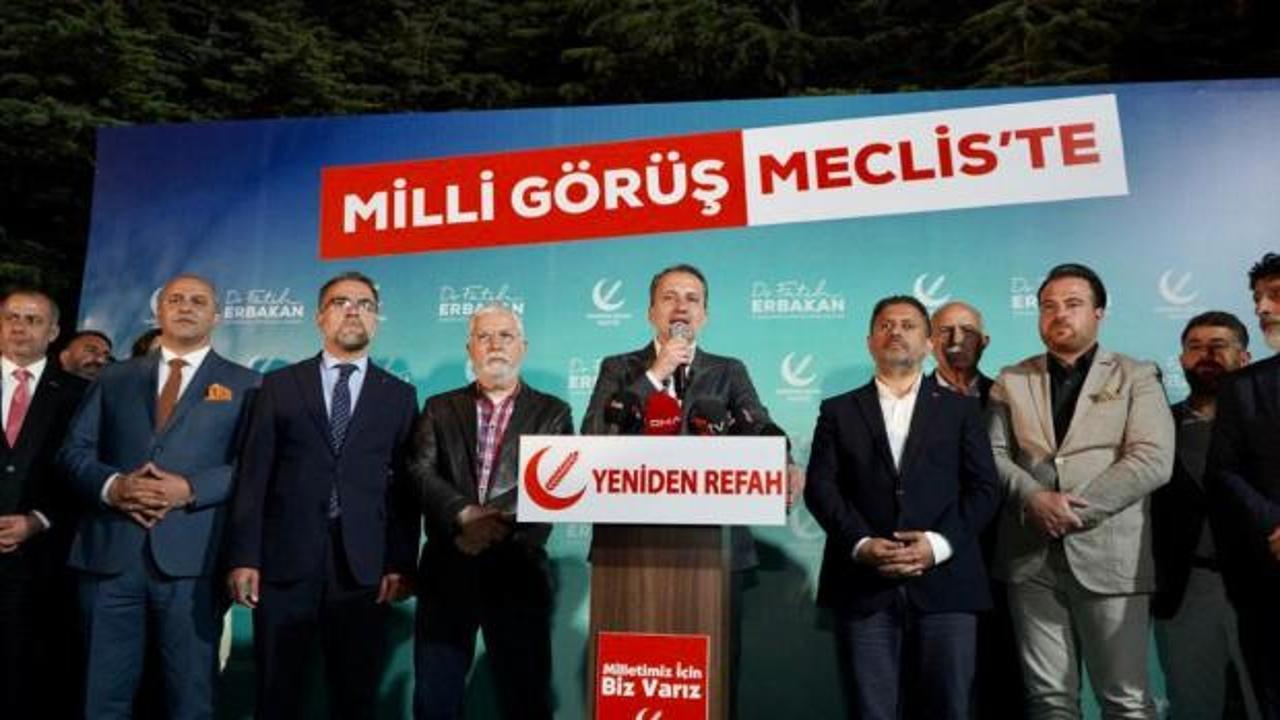 Yeniden Refah Partisi mecliste! İşte milletvekilleri