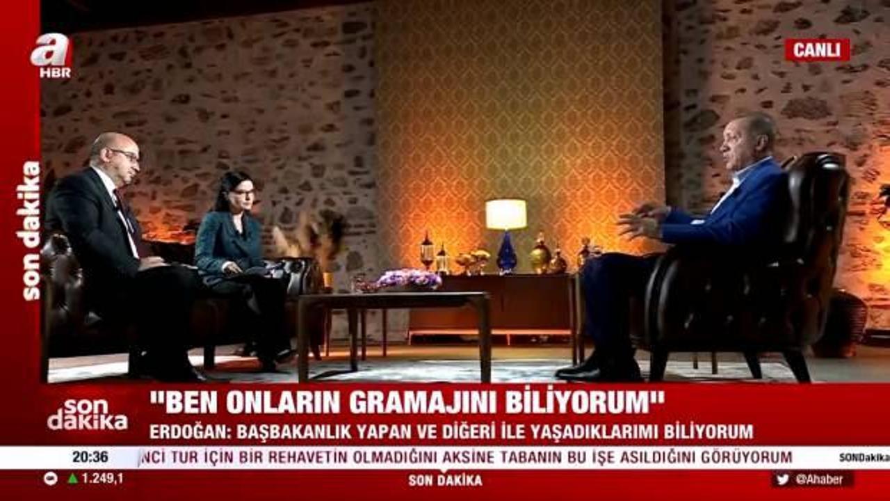 Başkan Erdoğan'dan Davutoğlu ve Babacan yorumu: Ben onların gramajını biliyorum