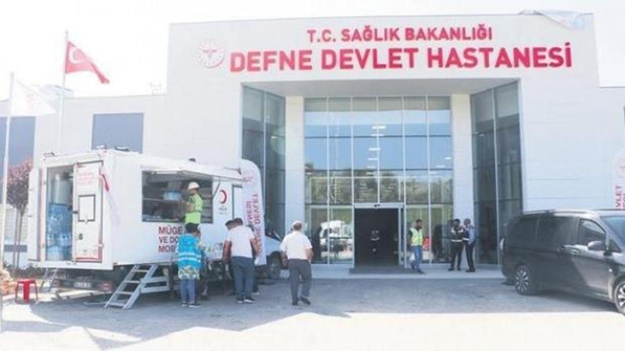 'Boş araziye beton d&ouml;k&uuml;yorlar' demişlerdi! Defne Hastanesi'nde 5 g&uuml;nde 5 bin muayene