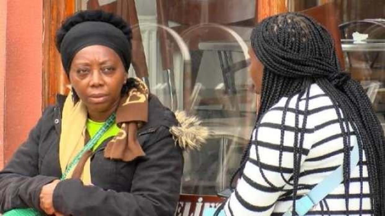 Gabonlu Dina'nın ailesi cenazeyi almak için Adli Tıp'a geldi