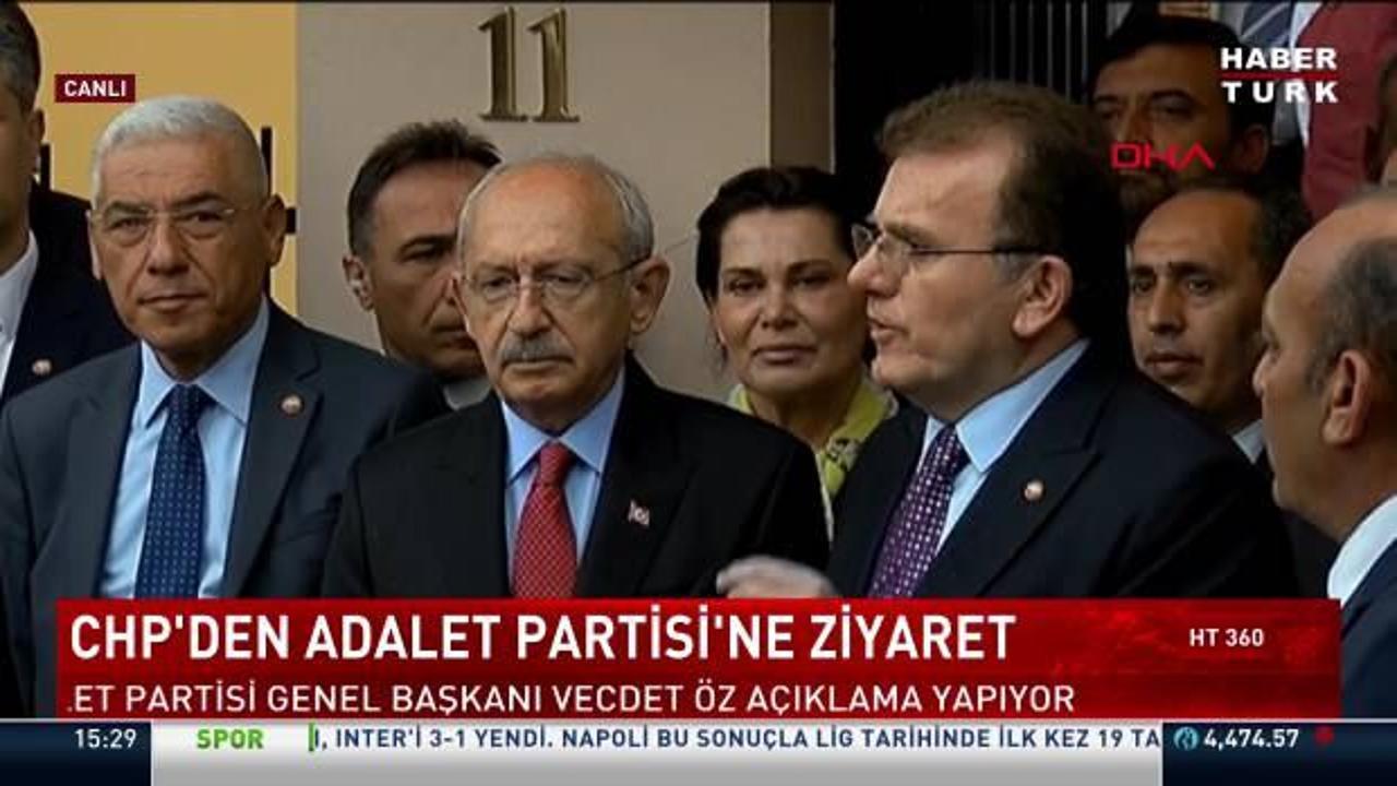 Kılıçdaroğlu ile Vecdet Öz görüştü: İşte ilk açıklamalar