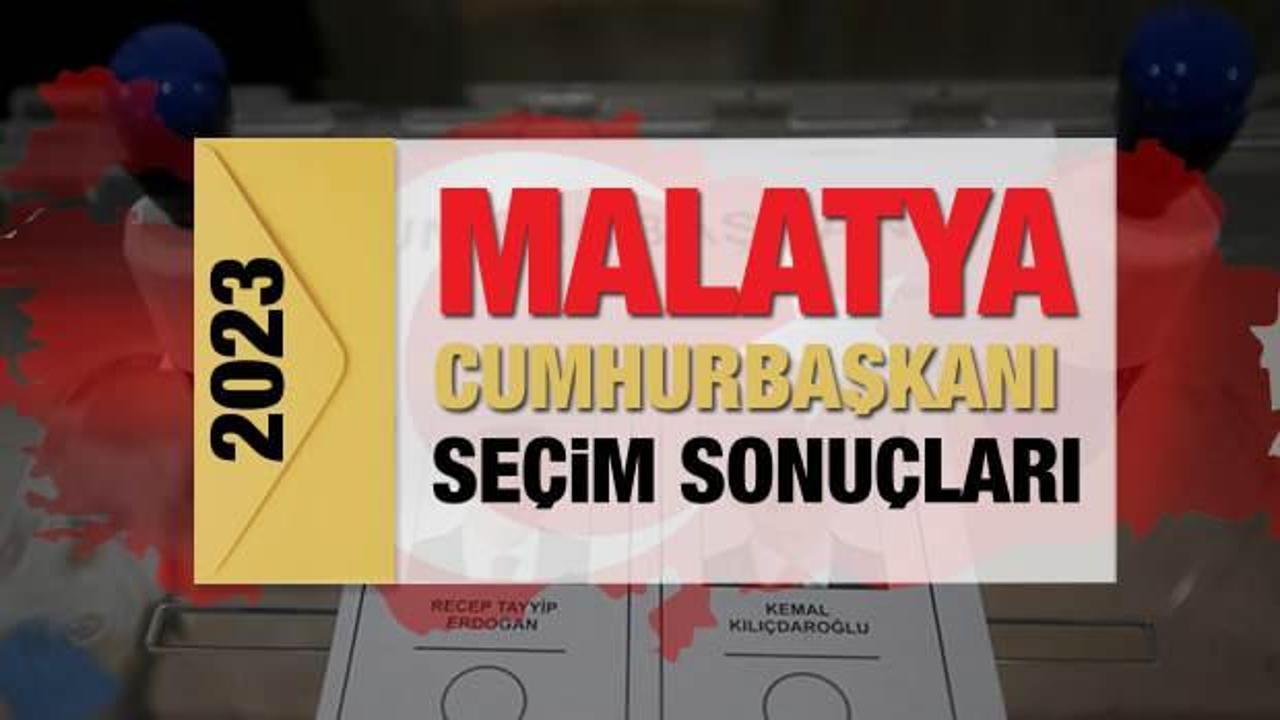 Malatya seçim sonuçları açıklandı! Deprem bölgesinde Erdoğan'ın ve Kılıçdaroğlu'nun oyları...