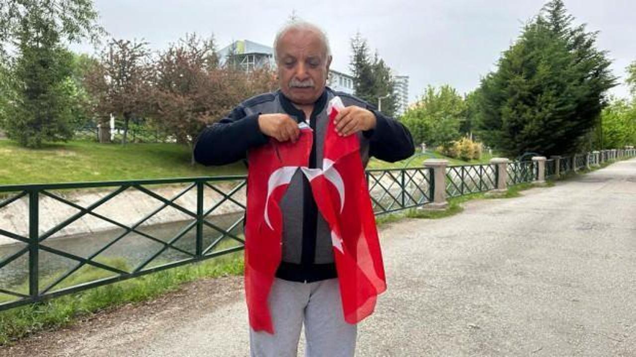 Eskişehir'de depremzedeye ve balkonuna astığı Türk bayrağına saldırdılar