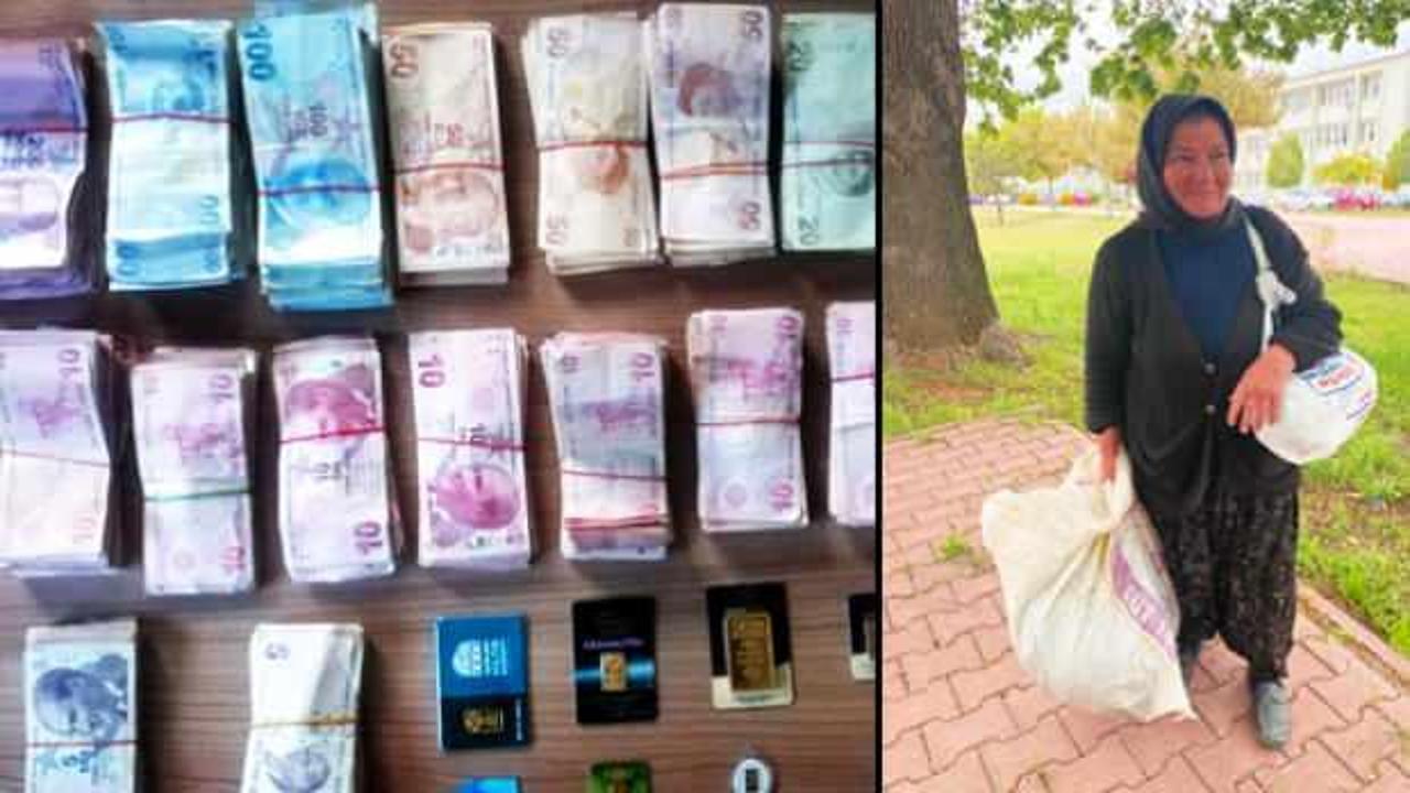 Konya'da şaşkına çeviren olay: Kaybettiği 400 bin liralık para ve altını çöpte bulundu