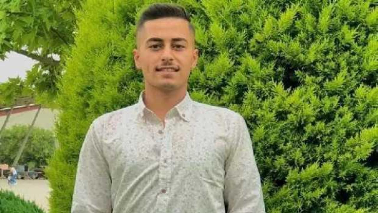 Üzerine pano düşen gencin acı ölümü