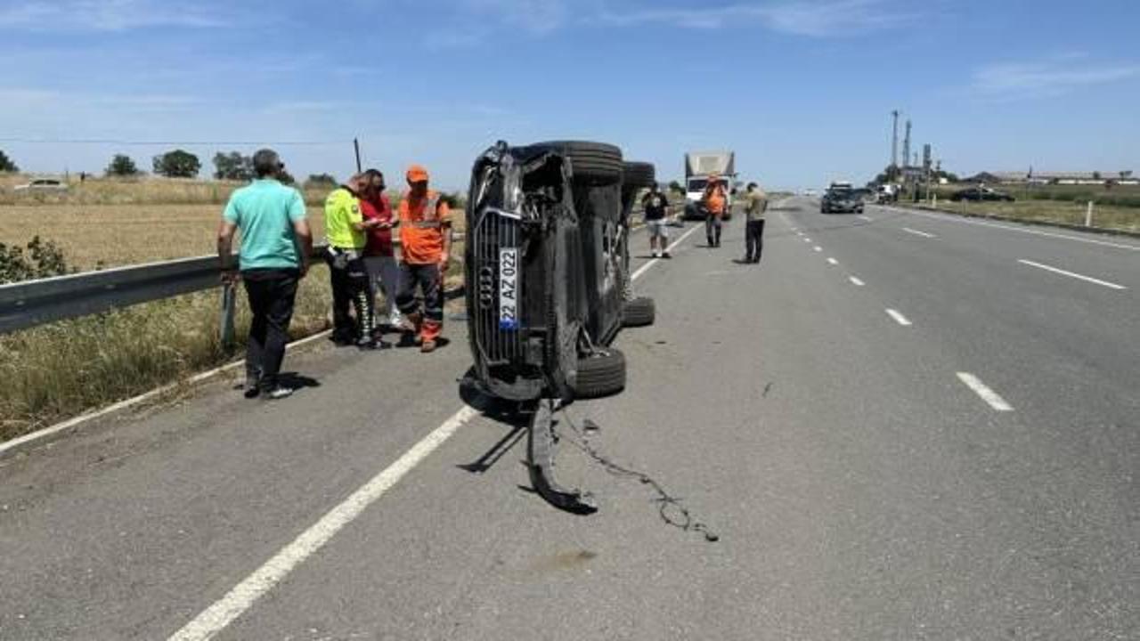 AK Partili Başkan kaza ge&ccedil;irdi!