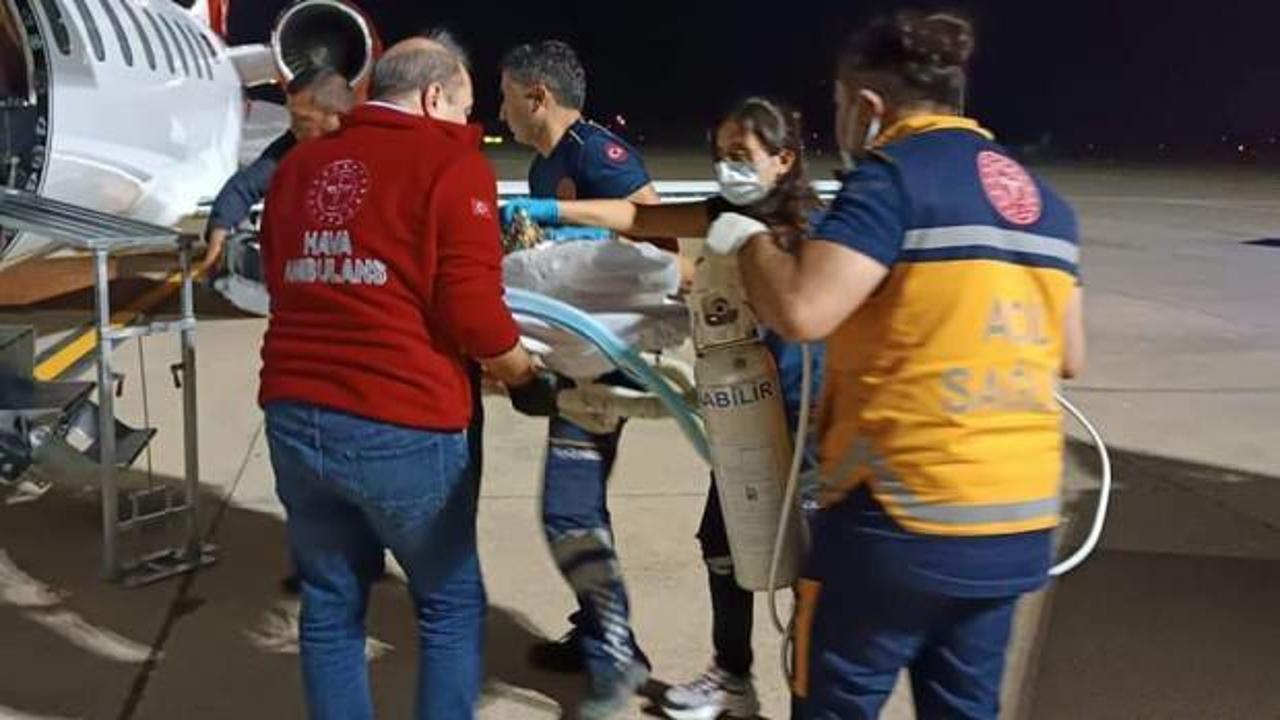 Muğla'da salça kazanına düşen bebek İstanbul'da tedavi altına alındı