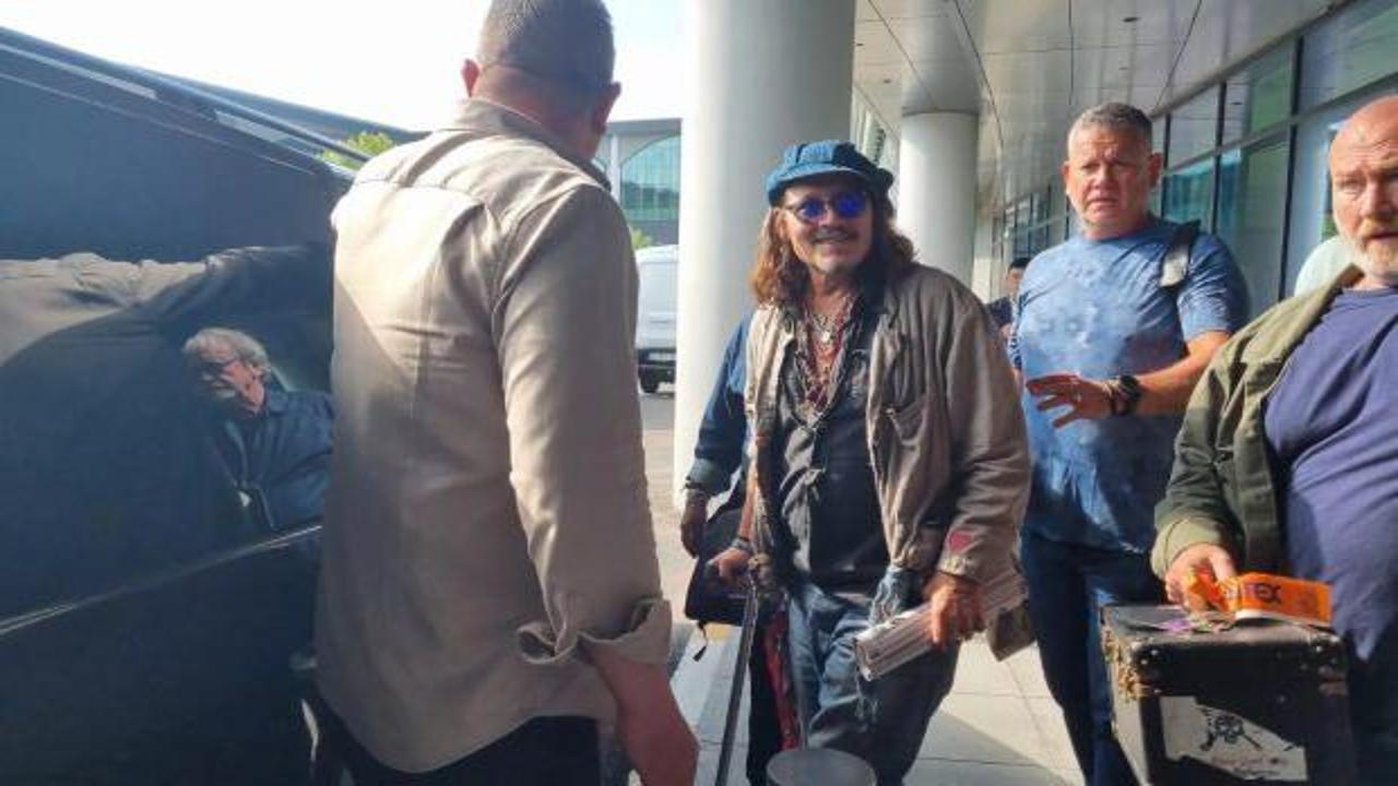 Johnny Depp İstanbul'a geldi