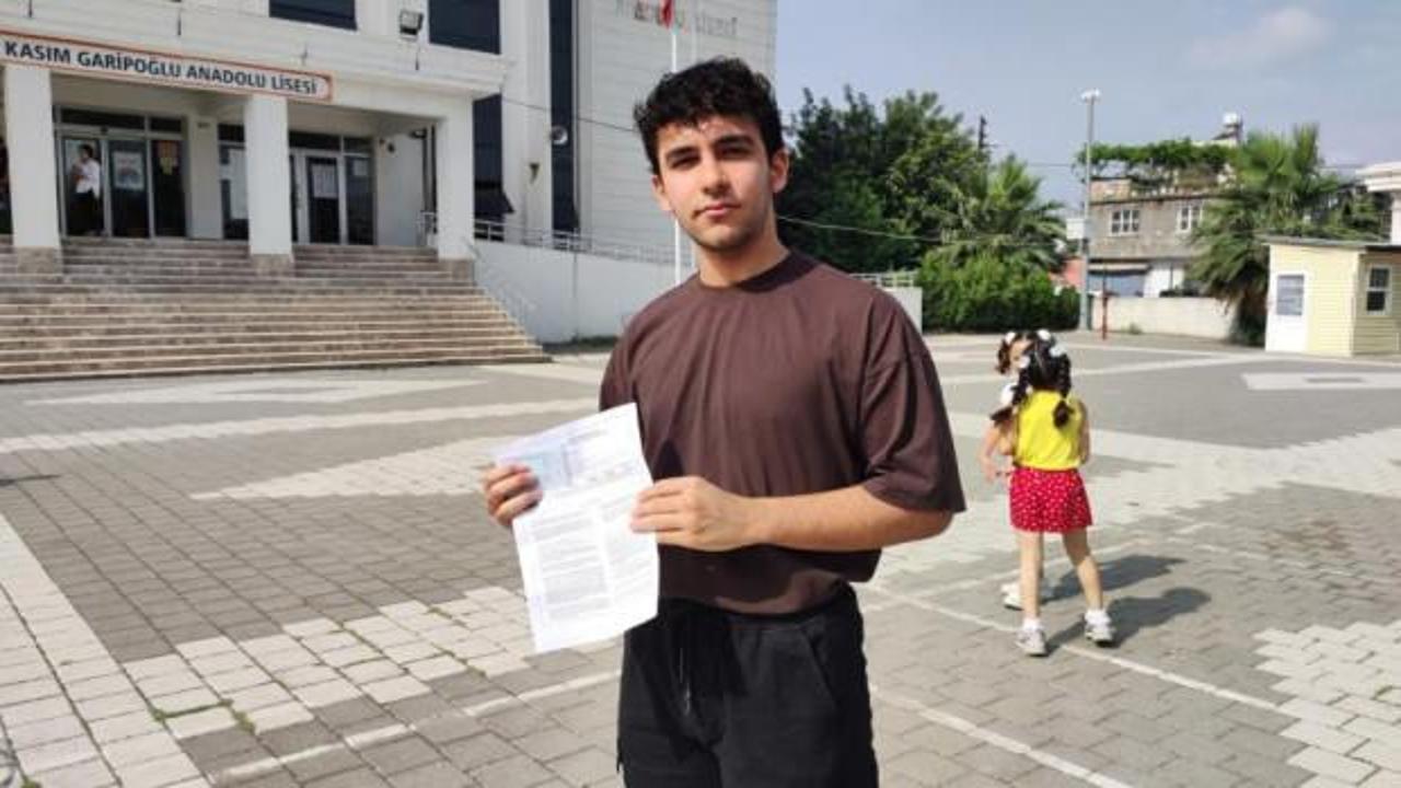 63 saat sonra enkazdan çıkarılan Gürkan, üniversite sınavına girdi