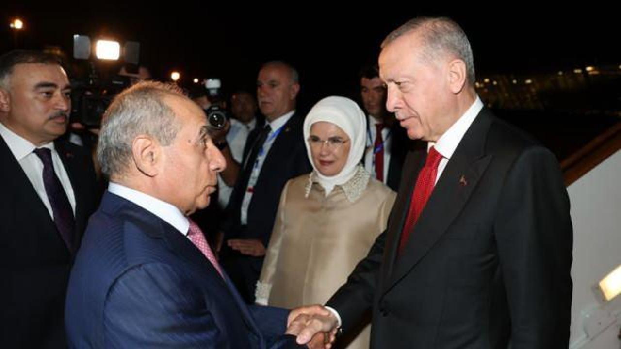 Başkan Erdoğan Azerbaycan’da!