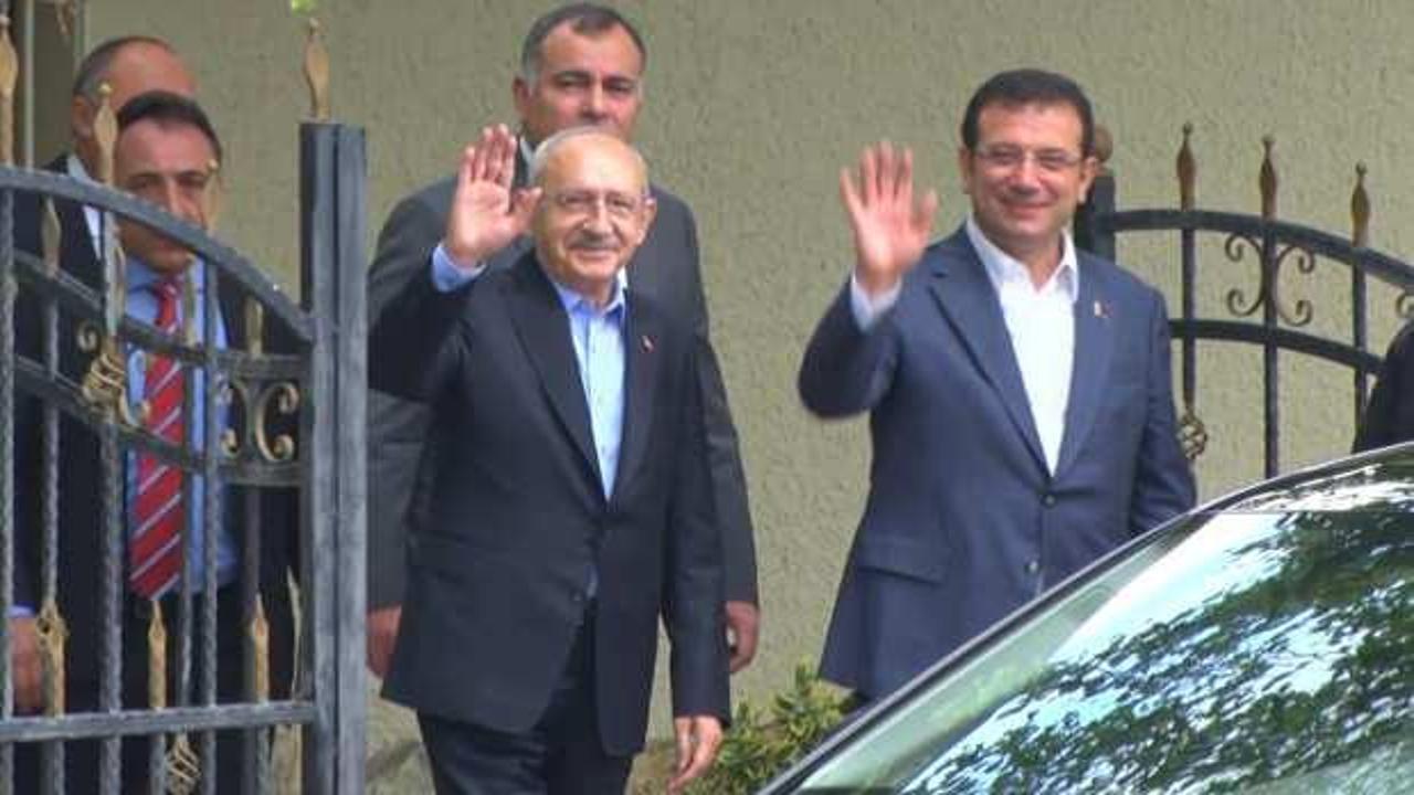 Kılıçdaroğlu ve İmamoğlu görüştü! İlk açıklama geldi