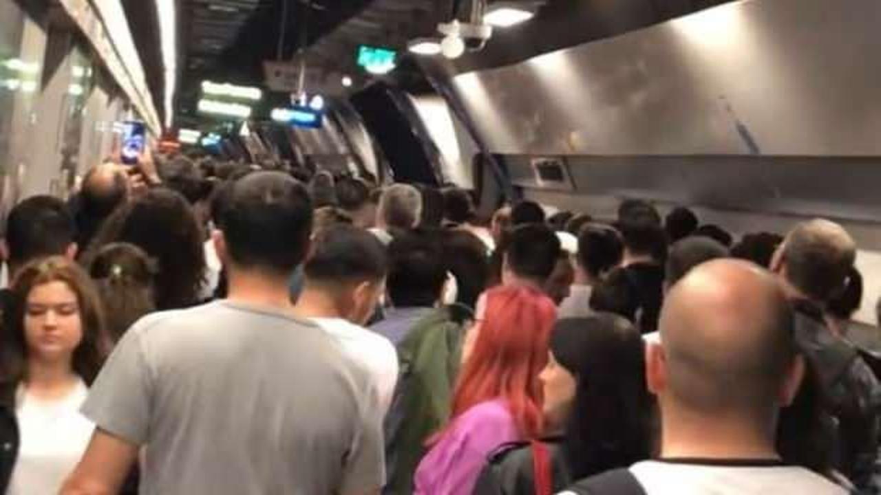 Mecidiyek&ouml;y-Mahmutbey Metro Hattı yine arıza yaptı