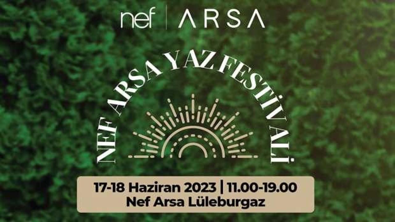 Nef Arsa 2023 Yaz Festivalleri Lüleburgaz’da başlıyor