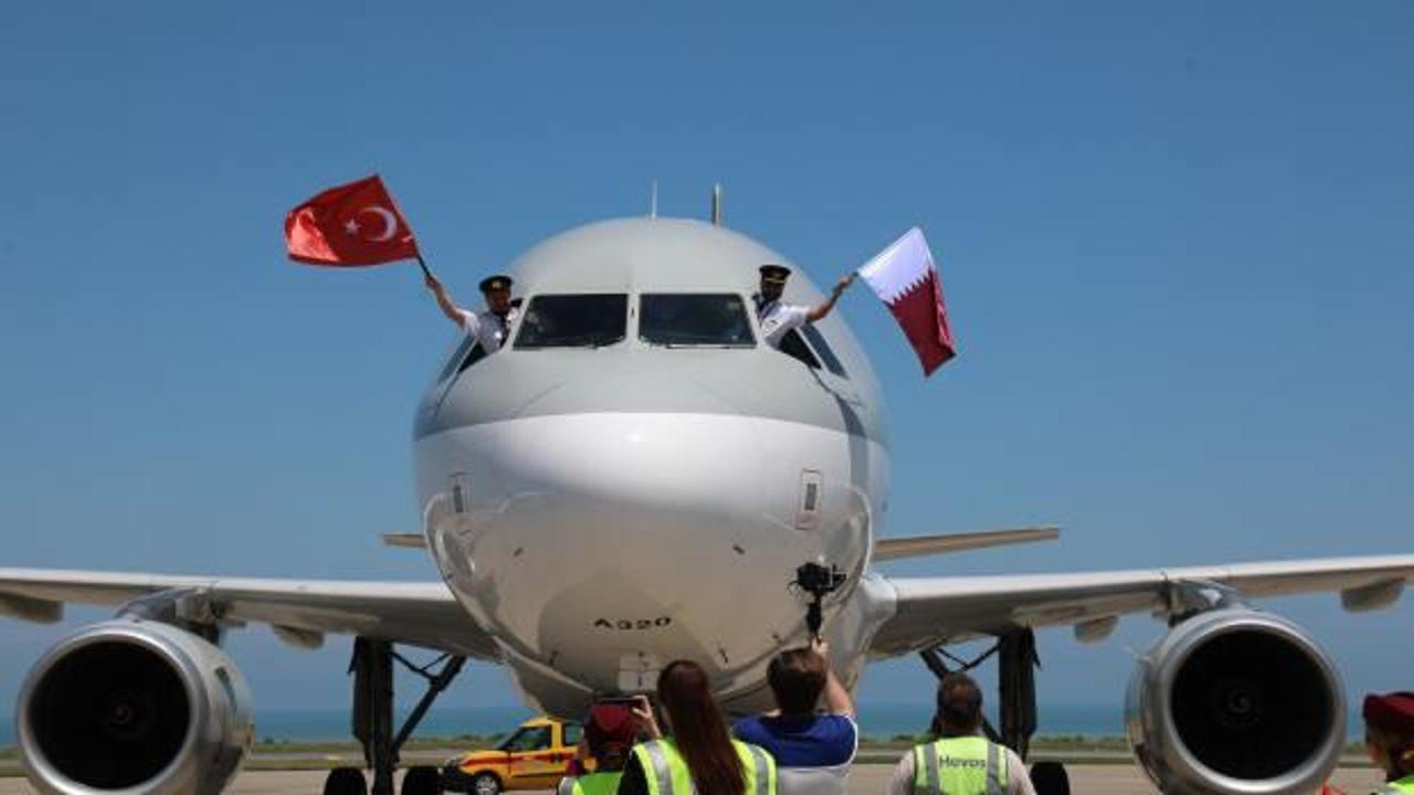 Qatar Aırways, Trabzon uçuşlarına başladı