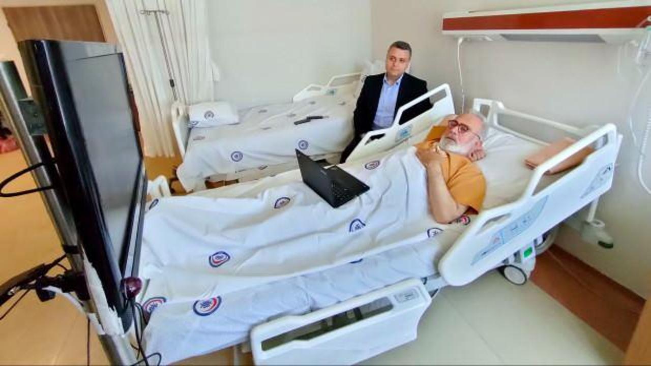 Yenişehirlioğlu'ndan anlamlı hastane paylaşımı! AK Partili vekiller orada..