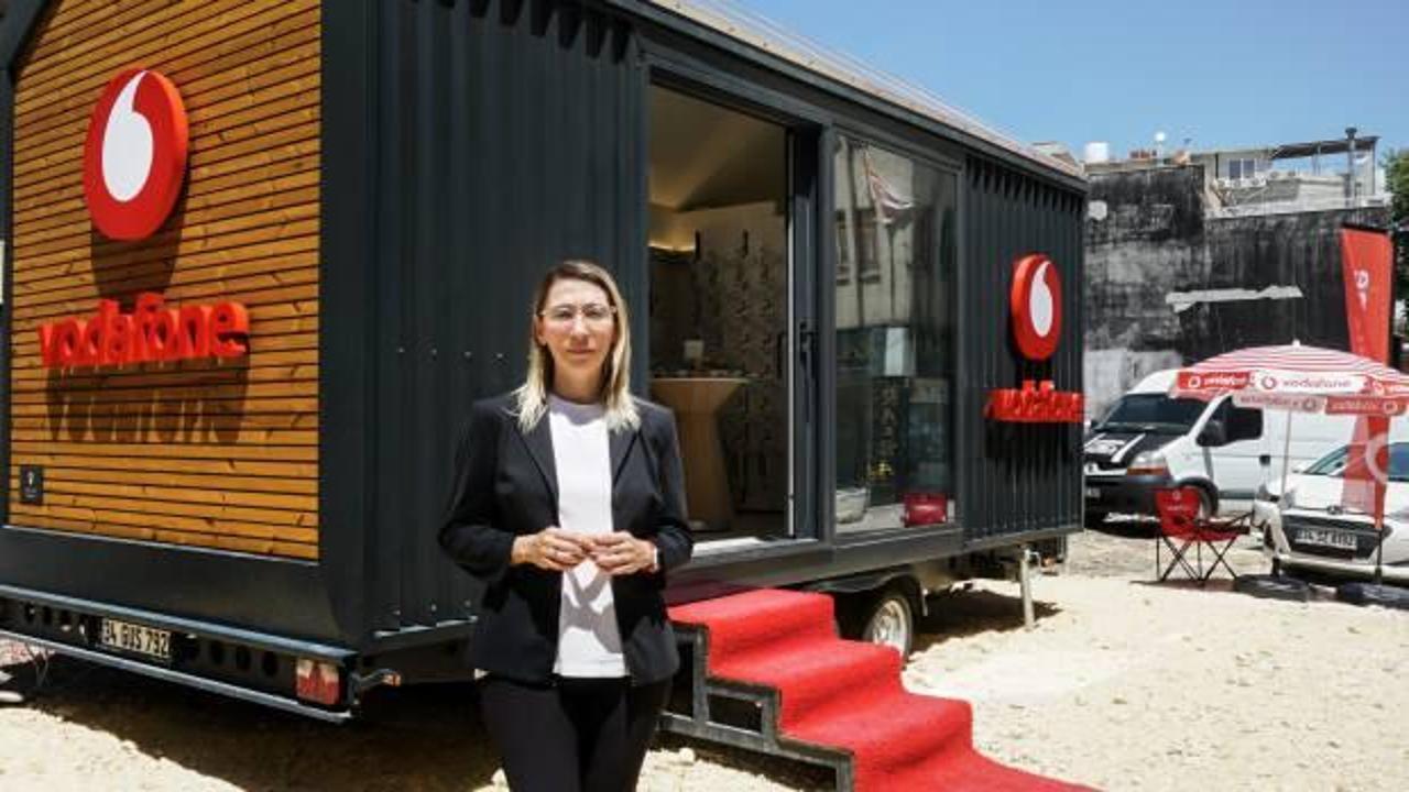 Vodafone'dan afet bölgesine Tiny House mağazalar!