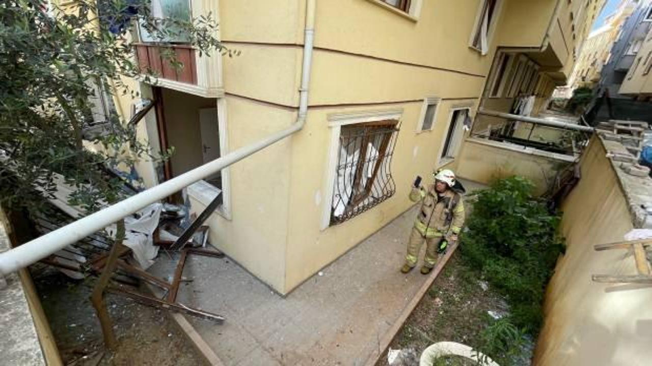 İstanbul'da bir evde tadilat yapılırken patlama yaşandı