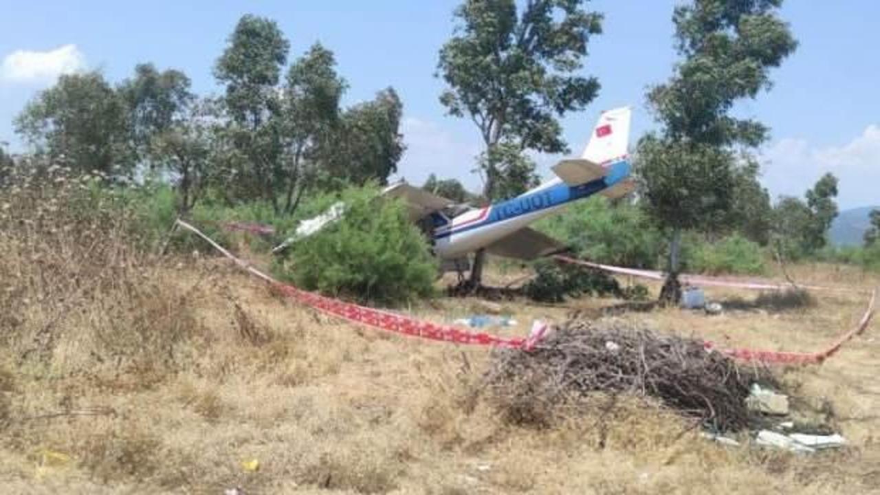 İzmir'de uçak düştü, 2 kişi sağ kurtuldu