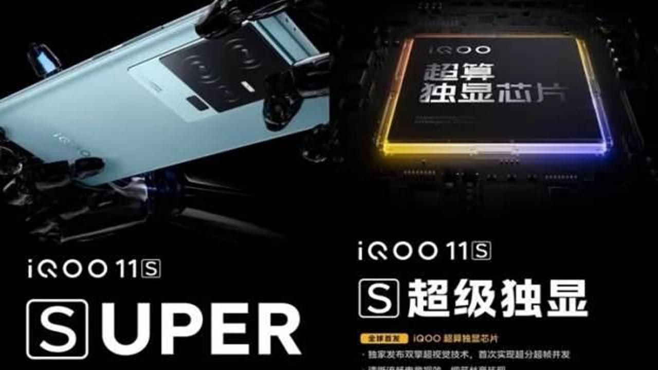 Vivo iQOO 11S i&ccedil;in geri sayım: D&uuml;nyada bir ilke imza atacak