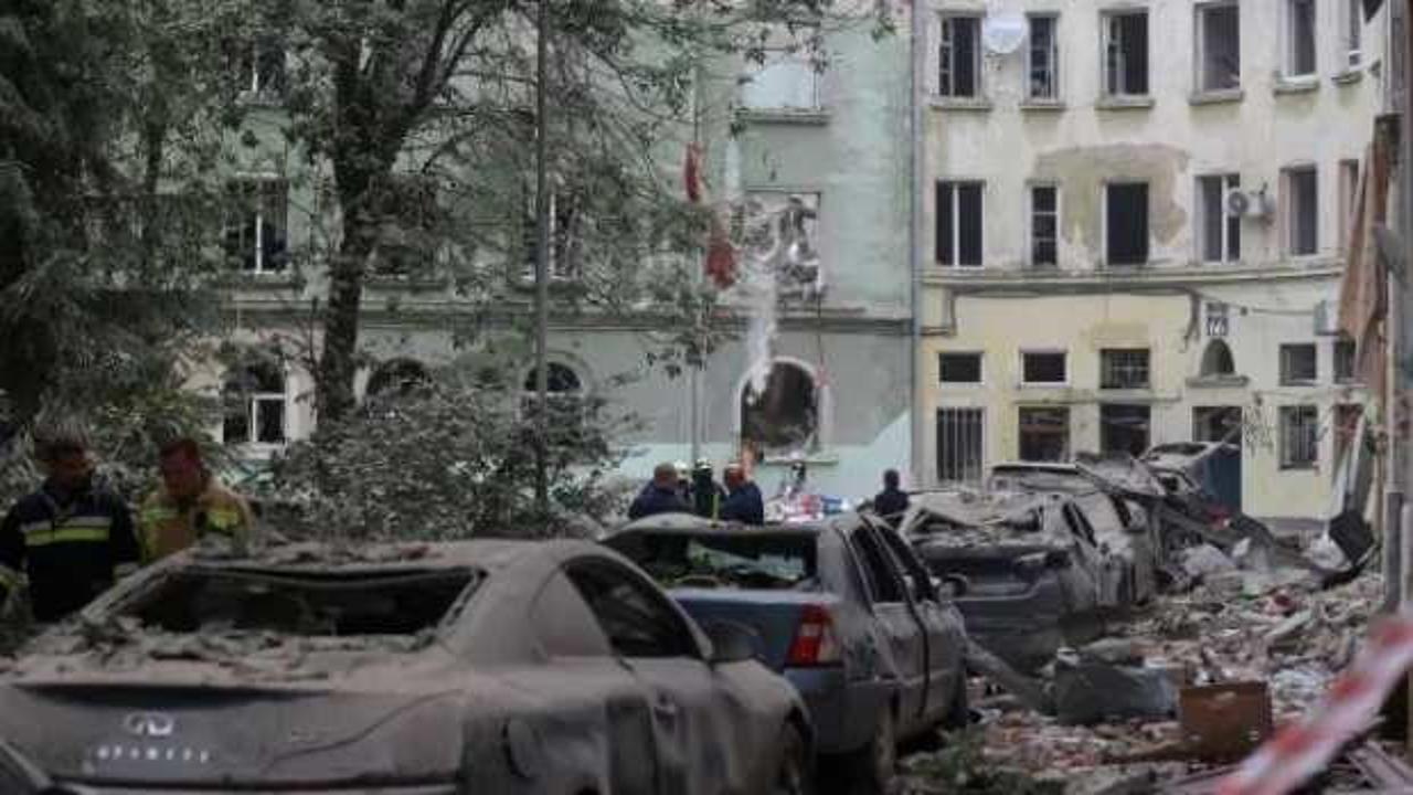 Rusya'dan Lviv'e saldırı:4 &ouml;l&uuml;