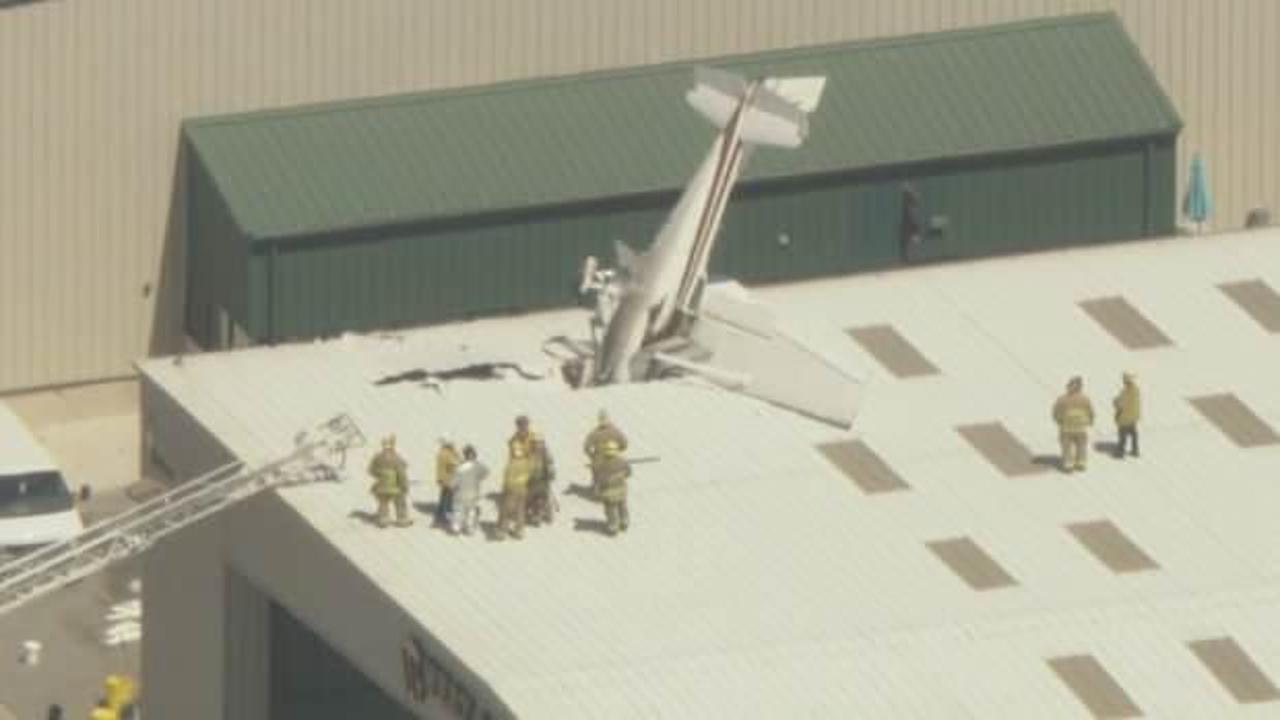 Burnu yere g&ouml;m&uuml;len u&ccedil;aktan pilot sağ &ccedil;ıktı