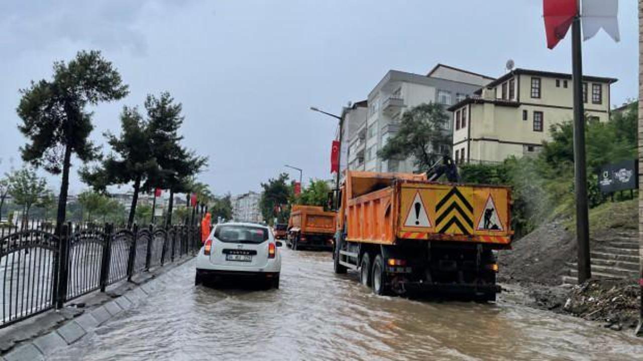 Ordu'da sağanak: Mahsur kalan 47 kişi tahliye edildi