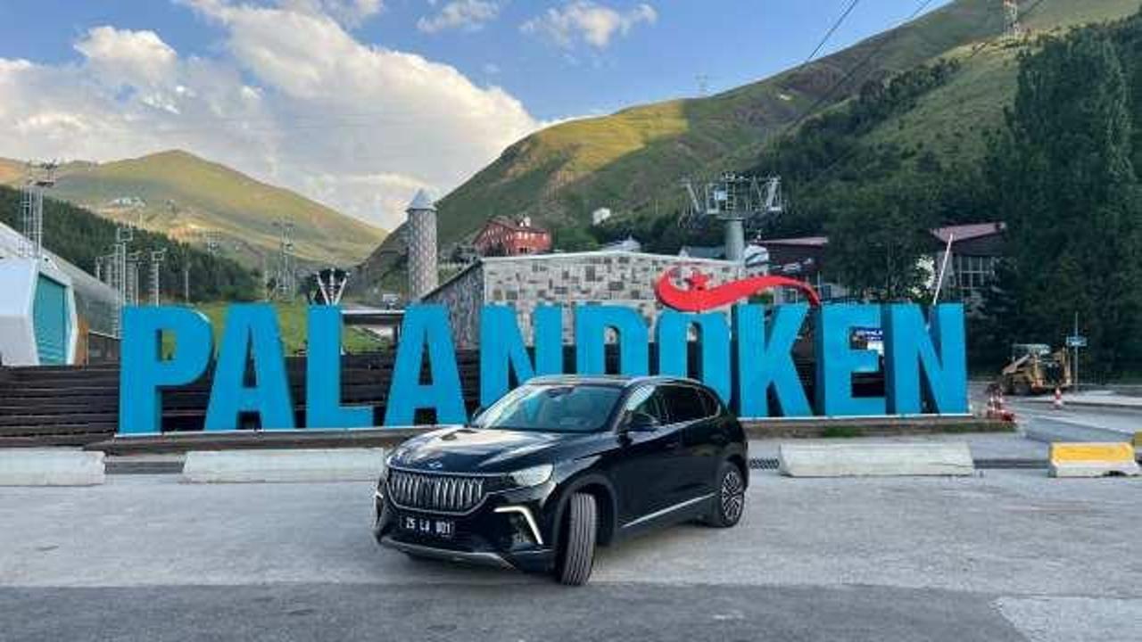 Togg'un Oltu modeli, rengini aldığı kentte gezdirildi