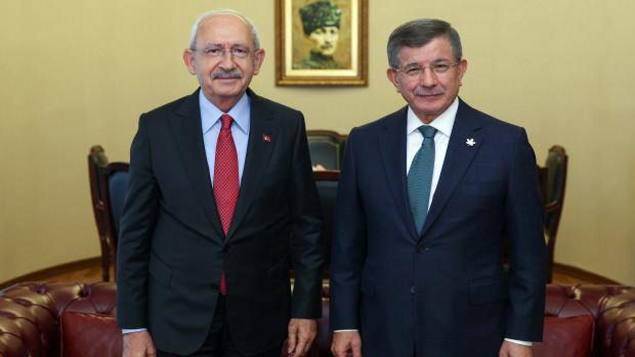 Davutoğlu'ndan Kılıçdaroğlu'na ziyaret