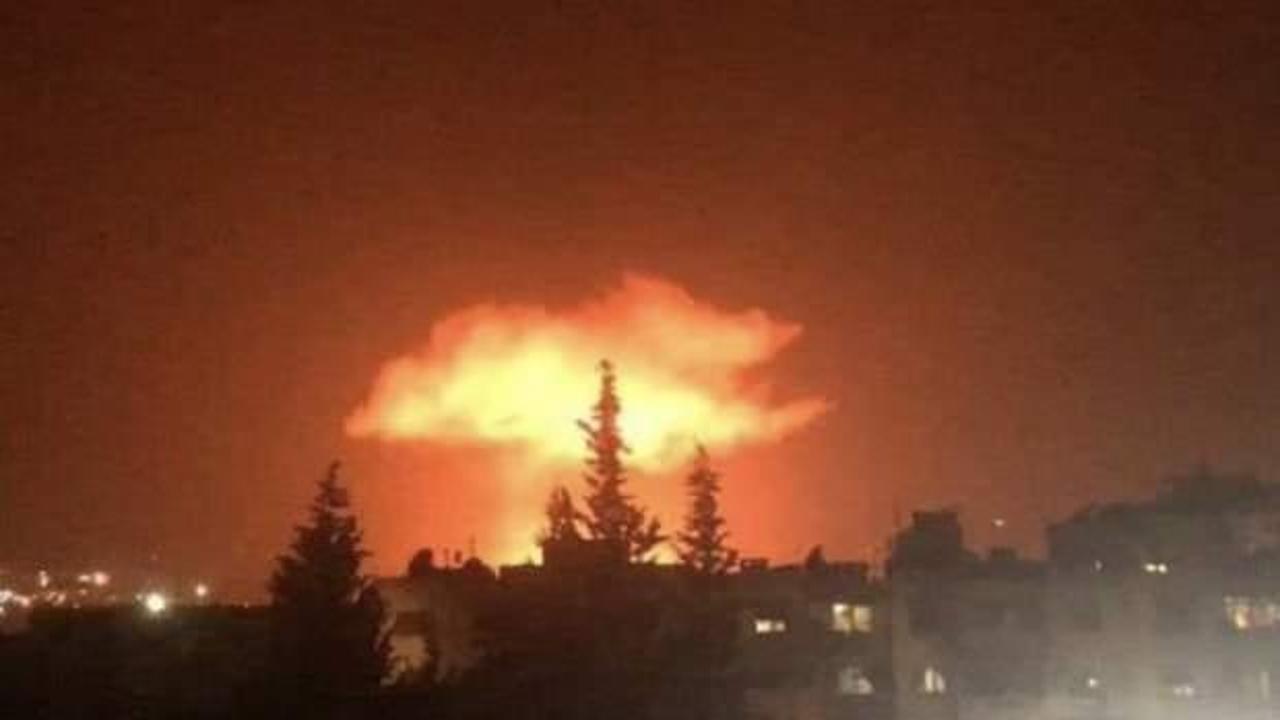 İsrail savaş uçakları Şam'ı bombaladı