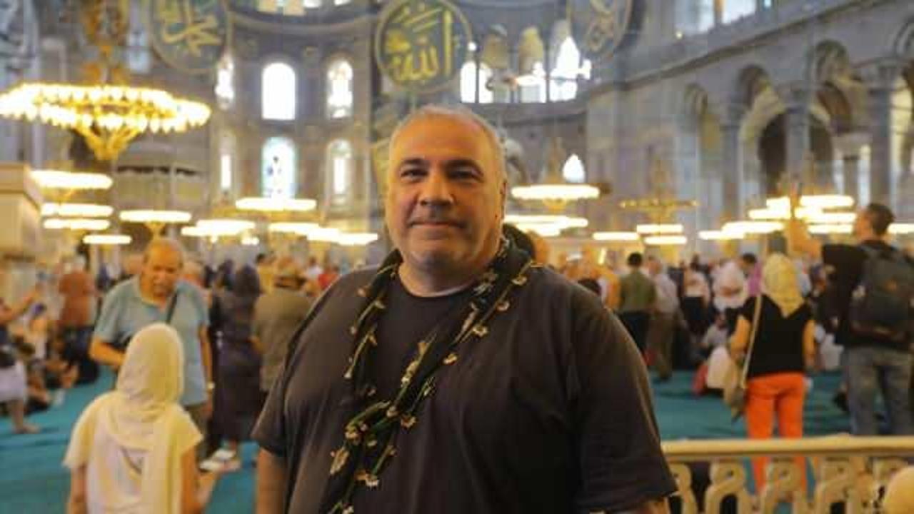 &Uuml;&ccedil;er: Ayasofya, cami olmasıyla birlikte ger&ccedil;ek kimliğine kavuştu